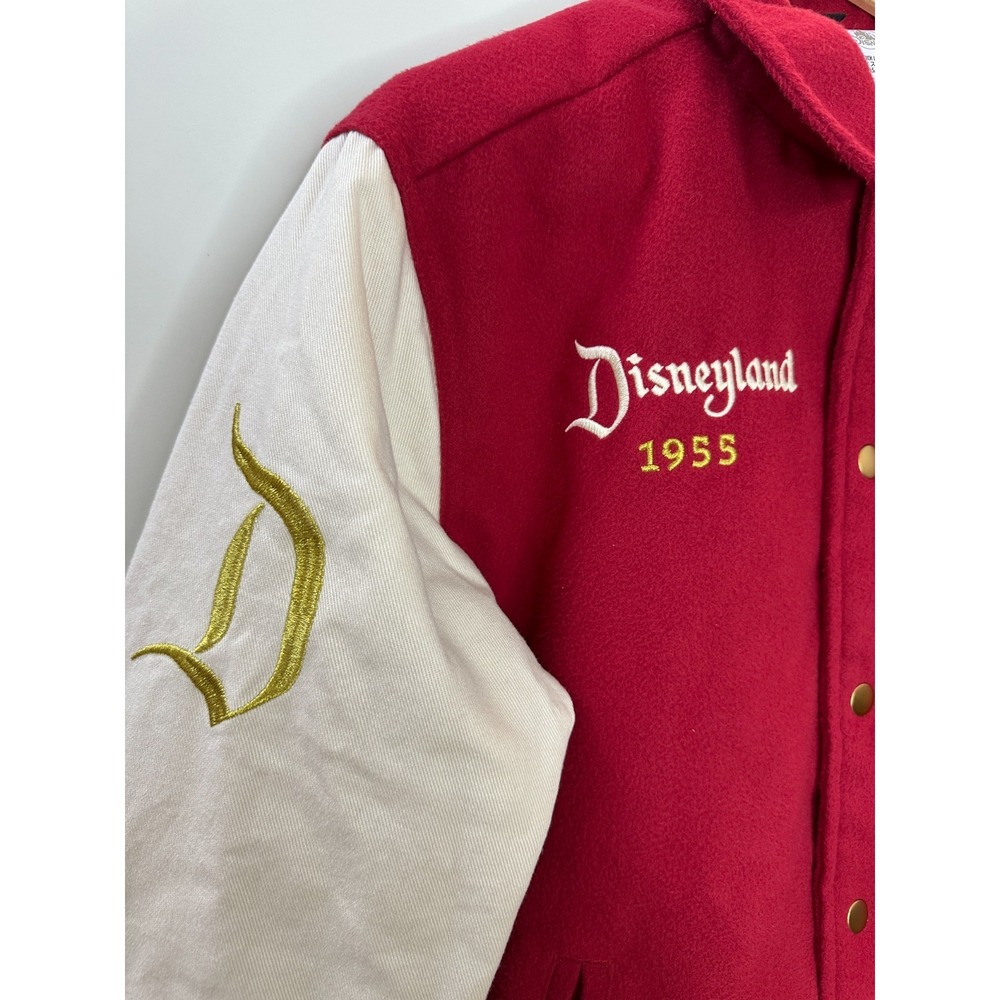 Disney Parks | Our Universe Disneyland Resort Red Varsity Letterman Jacket XS - Picture 16 of 16